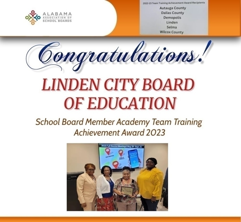 LCBOE AASB Achievement Award Recognition